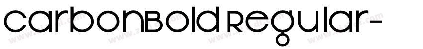 CarbonBold Regular字体转换